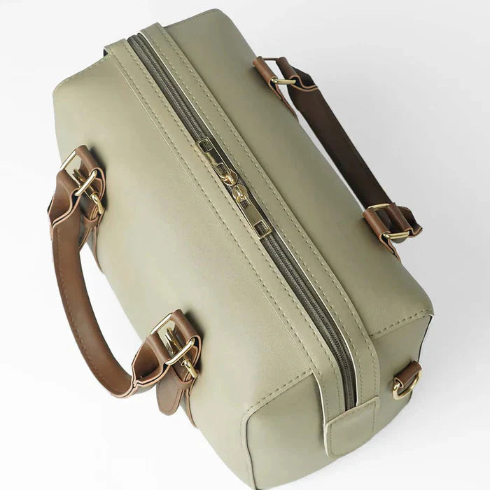 Safara Bag - Beige & Brown