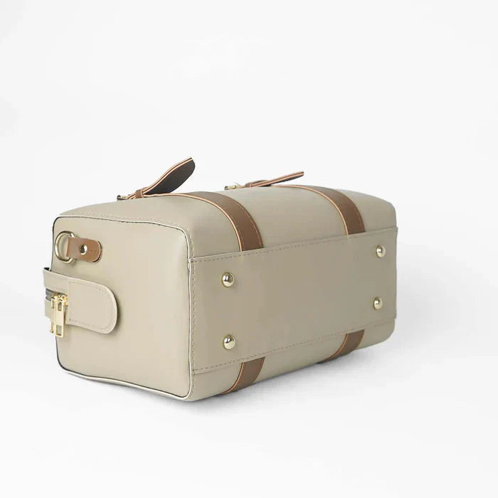 Safara Bag - Beige & Brown