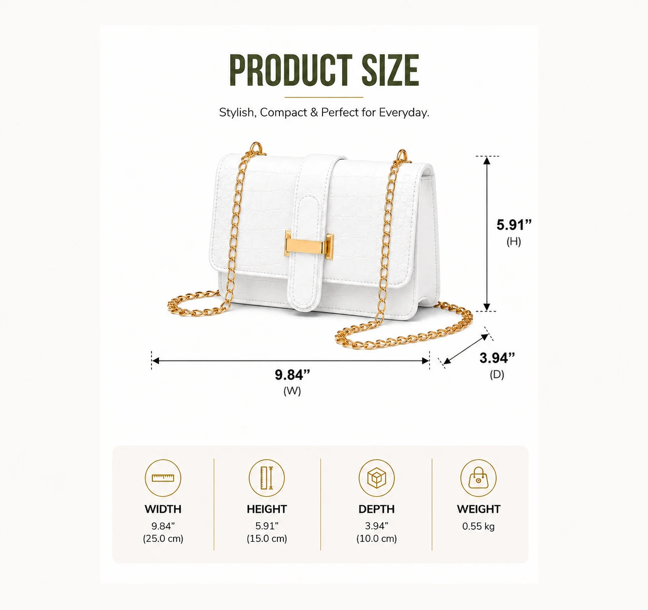 Cream Zarr Bag