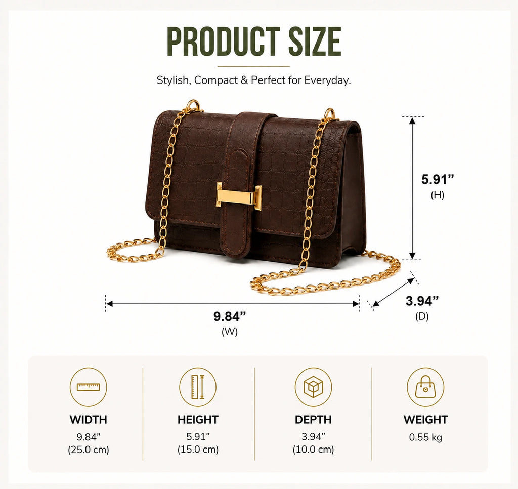 Dark Brown Zarr Bag